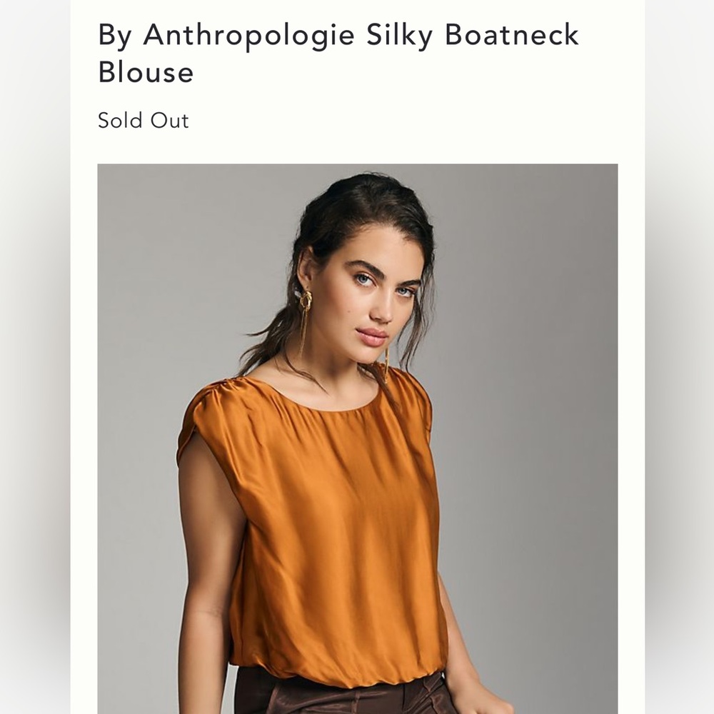 Anthropologie blouse. XL.